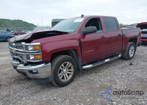 2014 Chevrolet Silverado 1500 1Lt from USA, damaged, VIN 3GCUKREH4EG268356